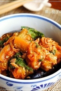 夏の一品＠蒸し茄子の韓国風ナムル