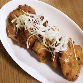 野菜を無駄なく。甘辛とりつくね