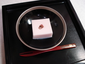 春色♪桜ミルク寒天