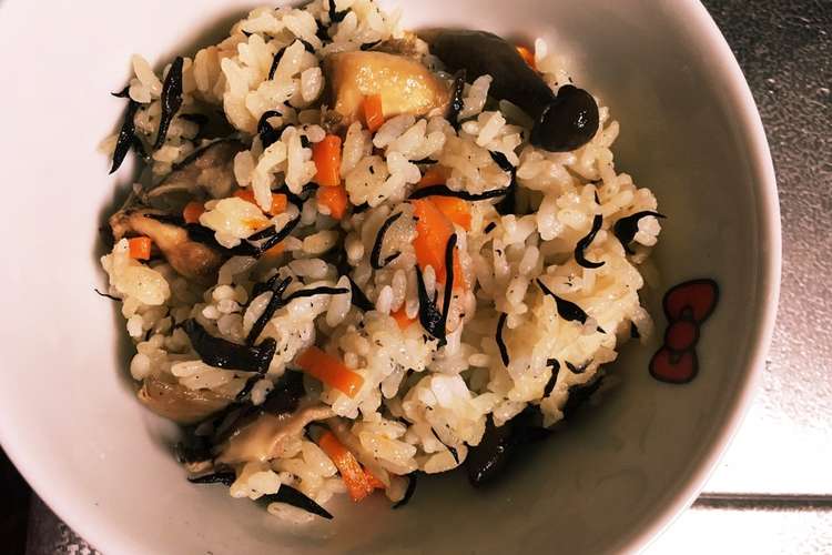 秋の簡単きのこご飯 レシピ 作り方 By トトlove クックパッド