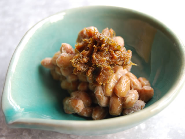 ふき味噌納豆の画像