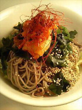 手軽なサラダ風韓国冷麺