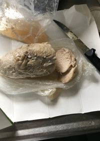 楽ちんサラダチキン(炊飯器/冷凍胸肉)