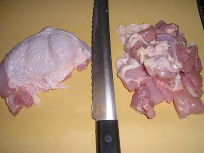 鶏もも肉って切りづらいの画像