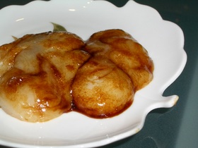 フライパンで♪甘辛焼もち☆