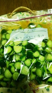簡単!キュウリのビール漬け(^q^)の写真