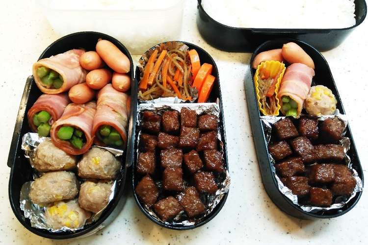 肉好き男子のお弁当15 レシピ 作り方 By たかたかっち クックパッド 簡単おいしいみんなのレシピが352万品