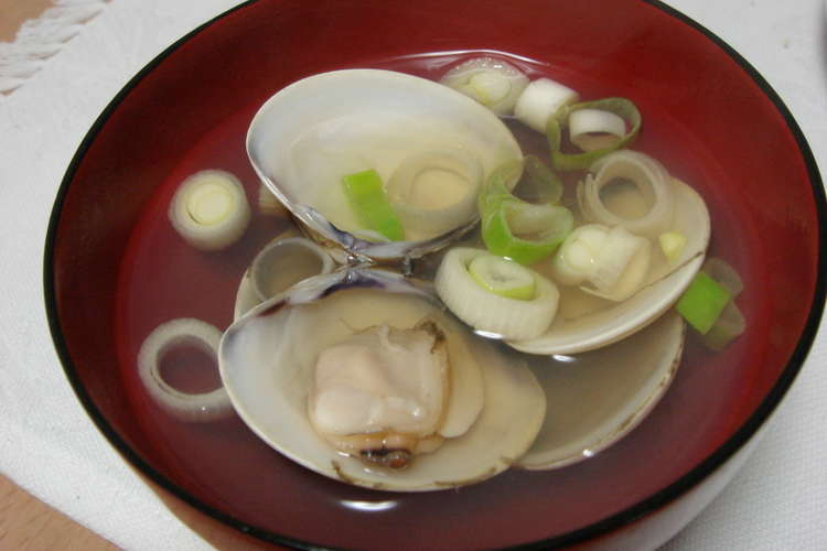 お雛様に 春に はまぐりの潮汁 レシピ 作り方 By メグパク子 クックパッド 簡単おいしいみんなのレシピが353万品