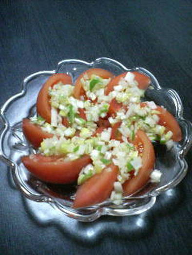 トマトの中華風サラダの写真
