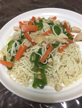 炒めないソーメンチャンプルー