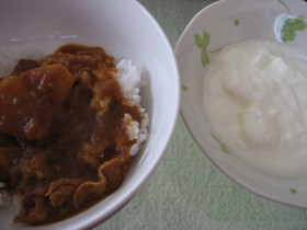 よっちのカレーの食べ方?!
