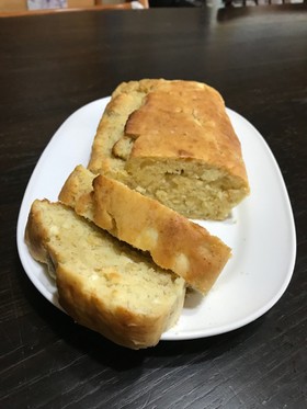 HMで☆バナナとクリチのしっとりケーキ♪