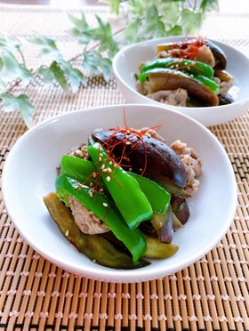 簡単★なすと豚肉の甘辛炒め