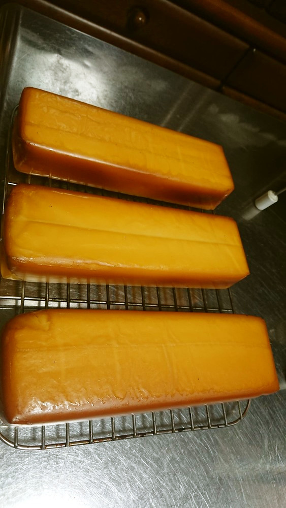 燻製ファミリアで作るチーズスティック揚げの画像