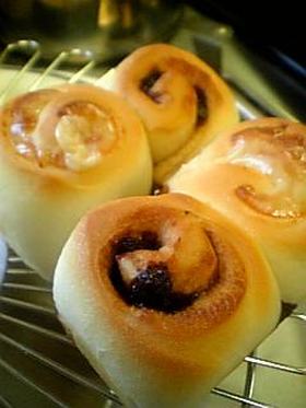 くるふわハムチーズロール&チョコロール