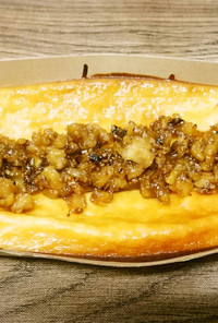 テンペ・カラメリゼwithチーズケーキ