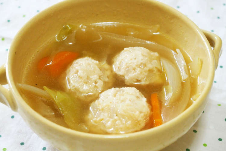 胸肉で簡単 玉ねぎ沢山 鶏団子スープ レシピ 作り方 By 京たまご クックパッド 簡単おいしいみんなのレシピが360万品