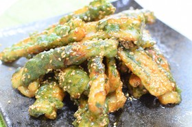 ご飯すすむ。竹輪の甘辛磯辺揚げ!