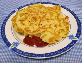 朝食にも♫もちもちポテトパンケーキ
