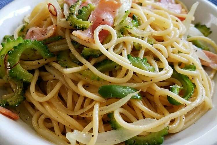 ゴーヤとベーコンのパスタ レシピ 作り方 By 花音 クックパッド 簡単おいしいみんなのレシピが352万品