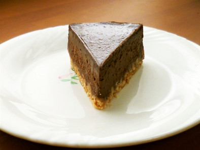 簡単！濃厚チョコレートチーズケーキの写真