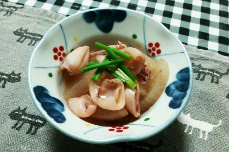 ミズイカでさっぱりいか大根 レシピ 作り方 By まぶたん クックパッド 簡単おいしいみんなのレシピが367万品