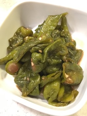 調味料一つ簡単!満願寺とうがらしの佃煮風
