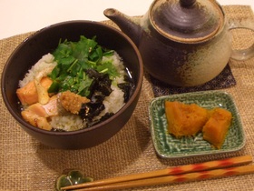 簡単味噌茶漬け