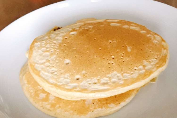 簡単 小麦粉でふわふわパンケーキ レシピ 作り方 By Orange365 クックパッド 簡単おいしいみんなのレシピが367万品