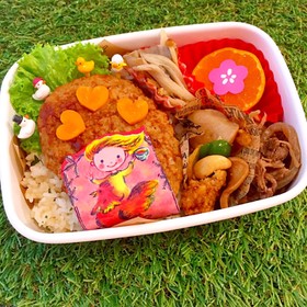 煮込みハンバーグ弁当 常備菜で簡単
