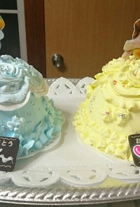 簡単☆プリンセスの誕生日ケーキ☆