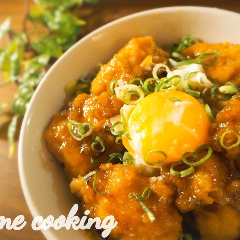 からあげ丼のレシピ