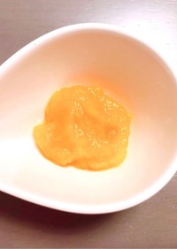【離乳食初期】レンジでかぼちゃペースト