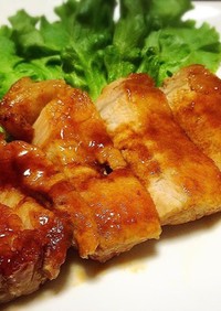 簡単柔らか☆厚切り豚ロース肉のトンテキ