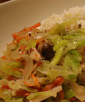 イカと野菜のイタリアン風
