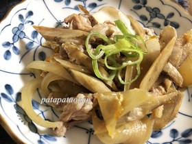 豚肉とゴボウの柳川風