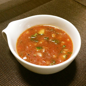 食べるスープ♪「簡単ガスパチョ」