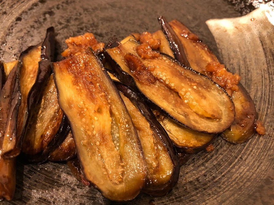 茄子の生姜ポン酢焼きの画像