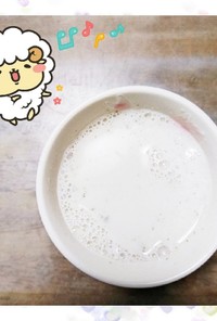マクロビ☆日本酒の緑茶ソイカクテル