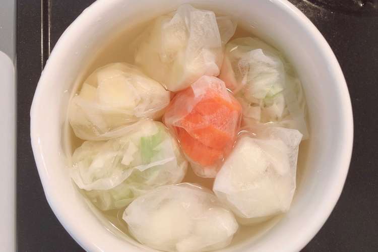 離乳食初期 野菜スープ 野菜ペースト レシピ 作り方 By Fuu Mama クックパッド 簡単おいしいみんなのレシピが376万品