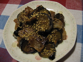 ✿簡単!なす&豚バラ肉のにんにく炒め✿