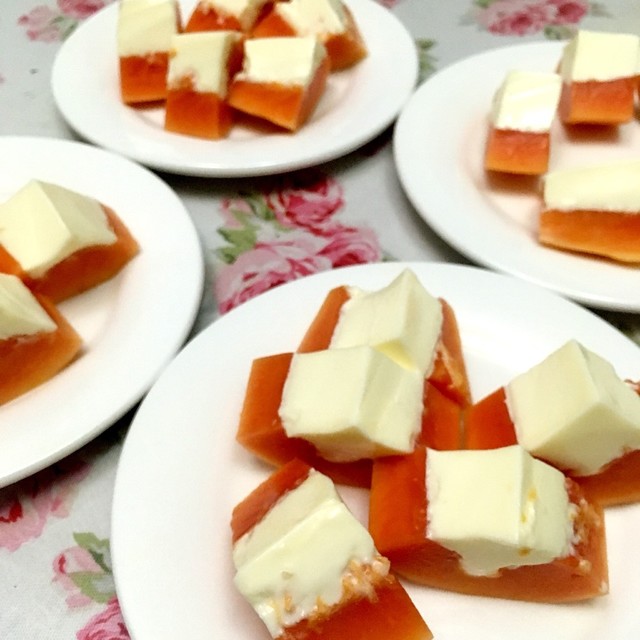 パパイヤのミルクプリン レシピ 作り方 By Reano クックパッド