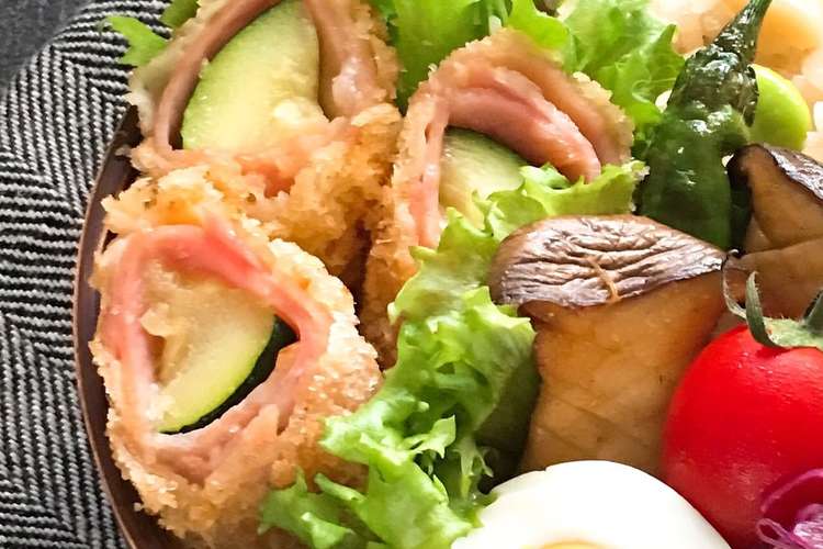 ズッキーニのベーコン巻きチーズ風味フライ レシピ 作り方 By Akicocoaki クックパッド 簡単おいしいみんなのレシピが360万品