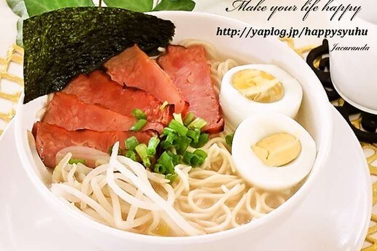 トッピングいろいろ 豚骨ラーメン レシピ 作り方 By ジャカランダ クックパッド