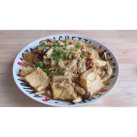厚揚げ豆腐とキノコの絶品あんかけ☆