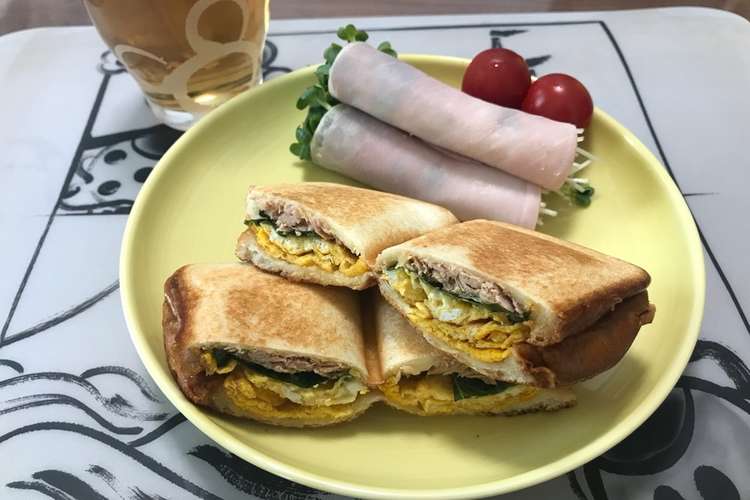 バウルーで ツナ玉ホットサンド レシピ 作り方 By Sonore クックパッド