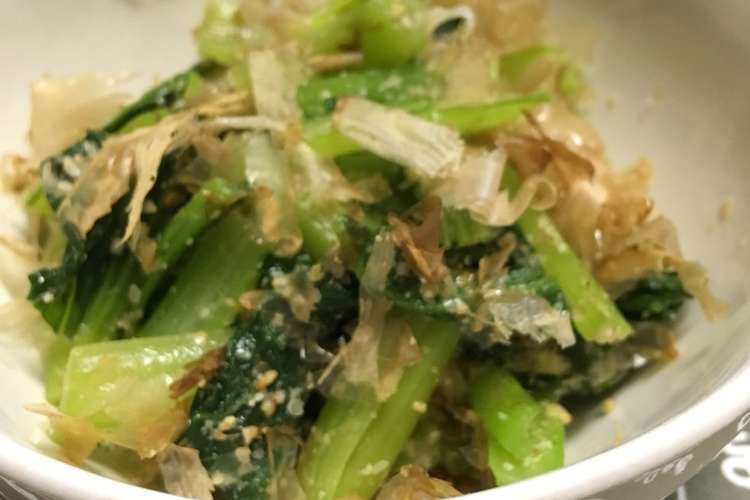 めんつゆで簡単 小松菜のおひたし レシピ 作り方 By つやもん クックパッド 簡単おいしいみんなのレシピが353万品