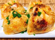 春雨の黒酢炒め油揚げ包み焼きの写真