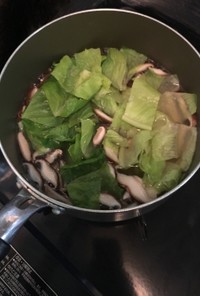 ロメインレタスの簡単スープ