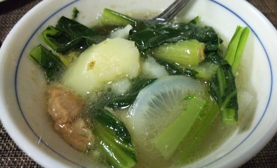 簡単絶品・野菜たっぷりの豚骨スープの画像